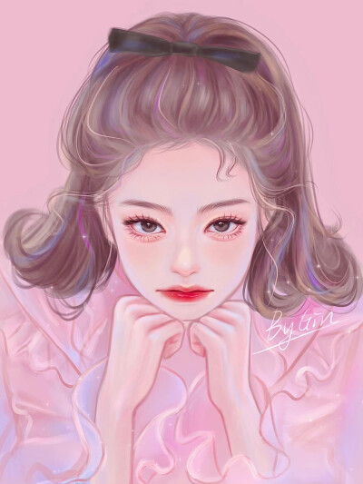 女明星们 板绘头像
图源插画师：ByGin
#女生头像##blackpink##鞠婧祎##杨幂# ​​​