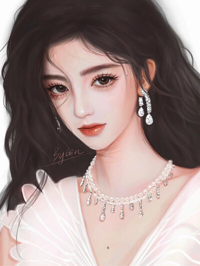 女明星们 板绘头像
图源插画师：ByGin
#女生头像##blackpink##鞠婧祎##杨幂# ​​​