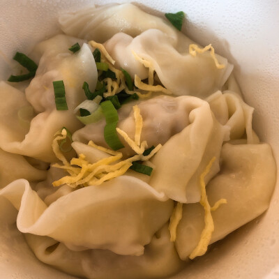 虾肉馄饨 豆沙小丸子