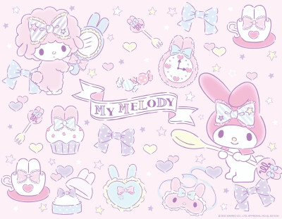 电脑壁纸 ipad壁纸 可爱 小熊 三丽鸥 美乐蒂