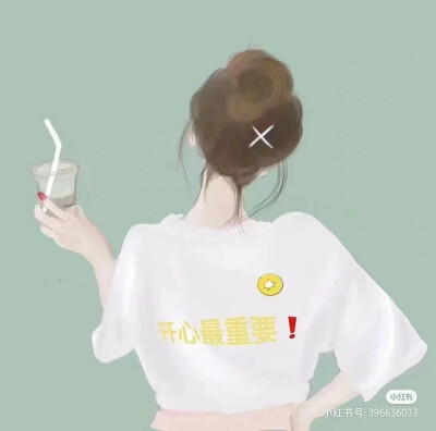 女生手绘头像