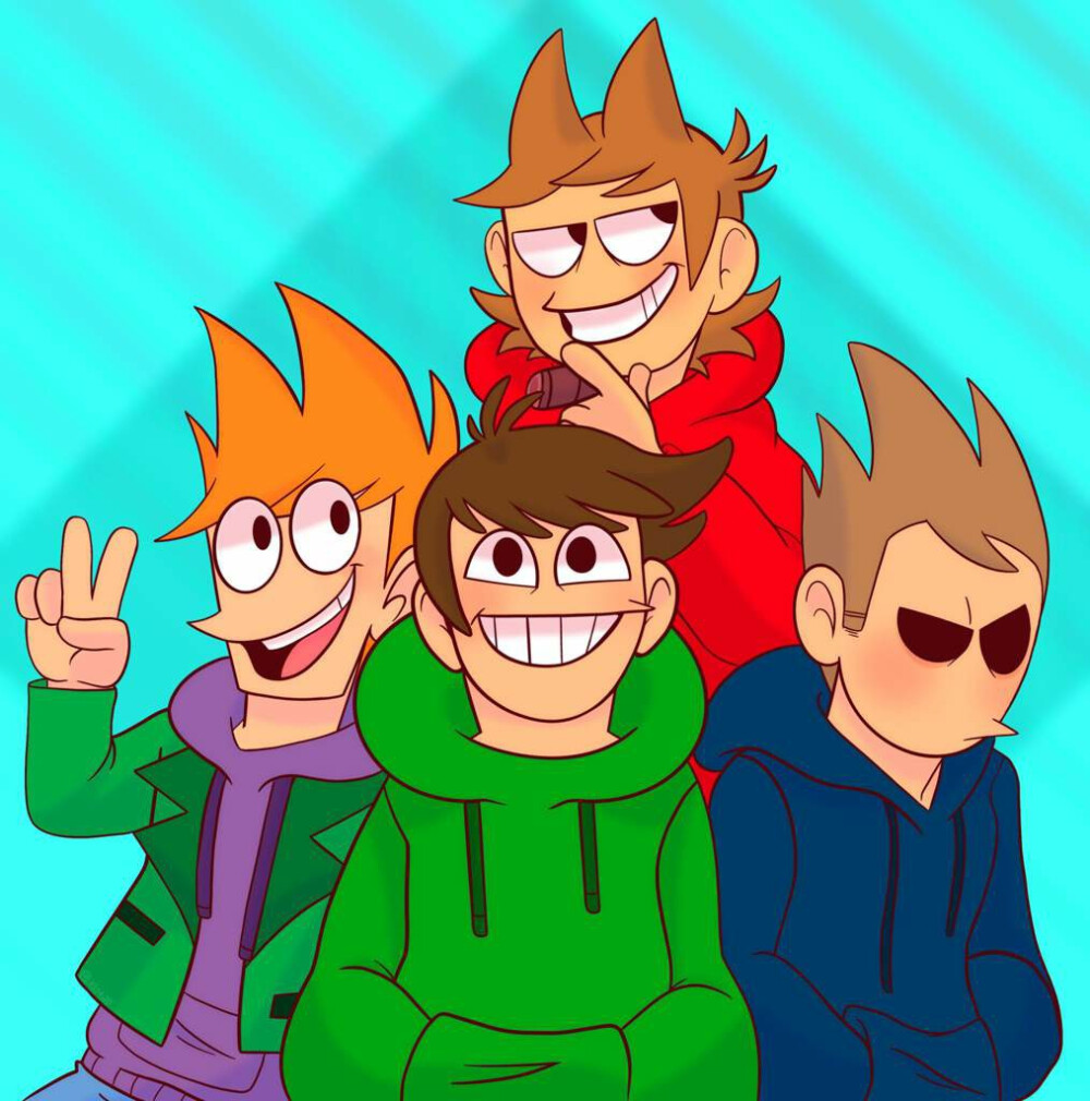 eddsworld杂图:四人组的合照(即Tord,Tom,Matt和Edd)
素材来源于网络.侵删