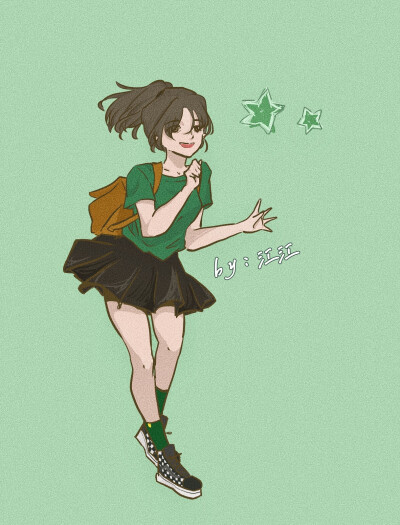 摸一个动态少女