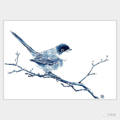 贺雨丰钢笔画