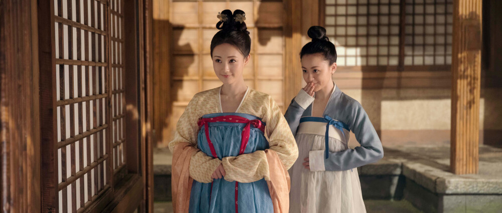 骊歌行 李一桐 傅柔 蓝裙子 鹅黄襦