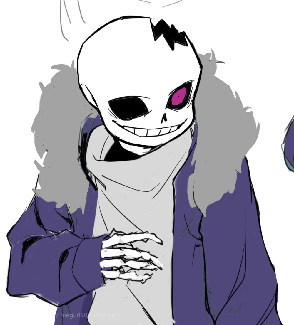 horror sans
传说之下
lof画师：么骨