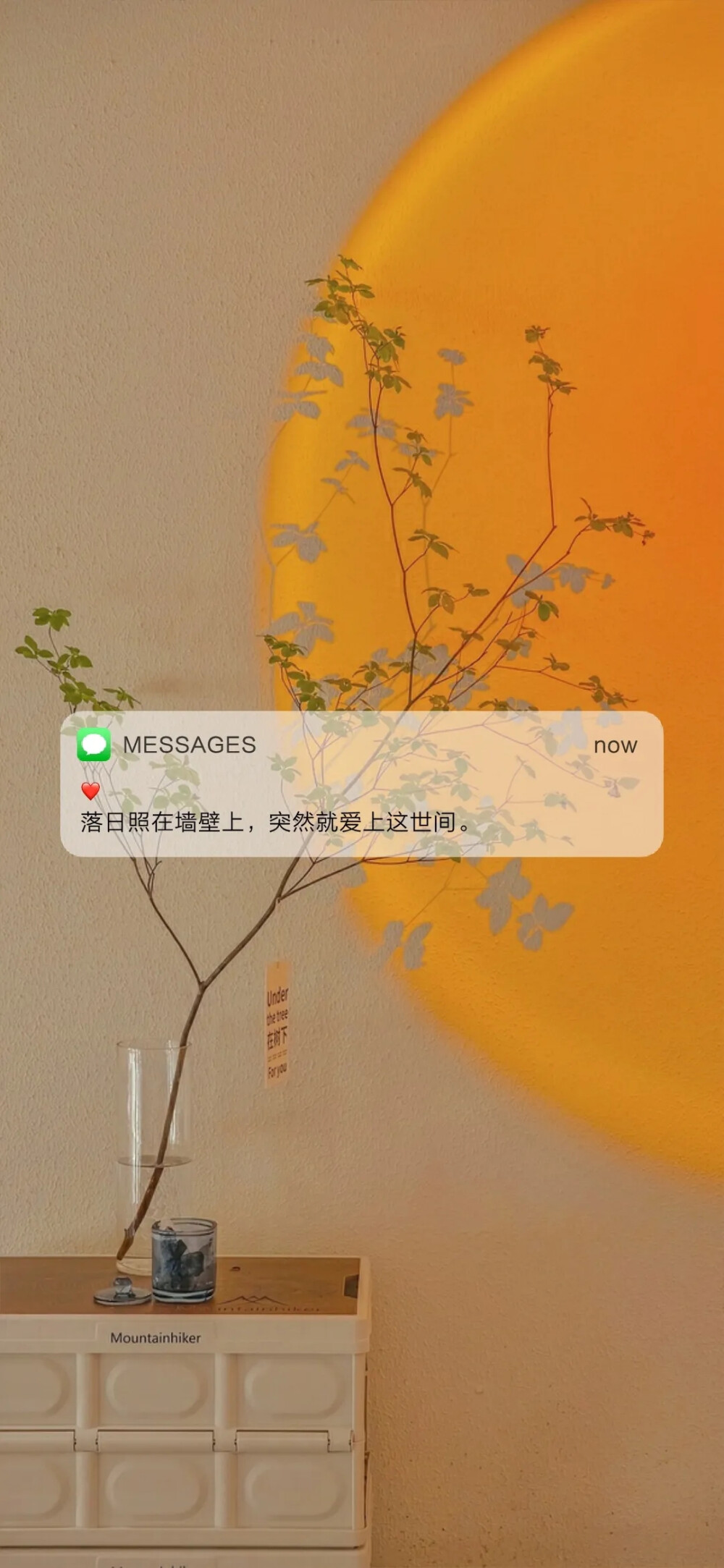 message 壁纸♥
“但愿日子清透，抬眼皆是柔情。”
抱图点赞吱声哦~
（侵权删）