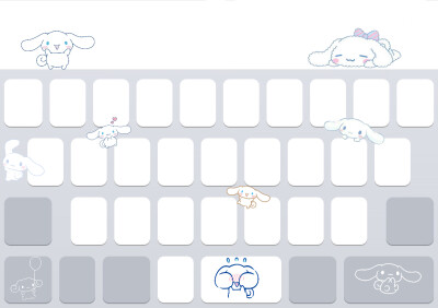 (ᵒ̤̑ ₀̑ ᵒ̤̑) OMG!三丽鸥自制键盘嘻嘻
拿图评论么么