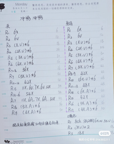 冲鸭冲鸭 萌萌小可爱 颜值礼物 附钩织图解