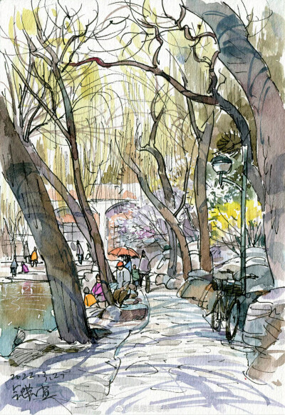 速写 by 吴冠英老师