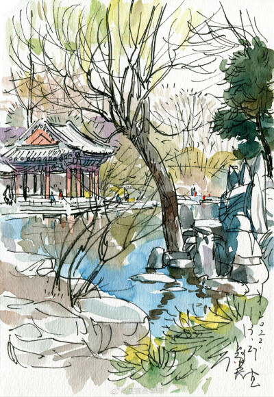 速写 by 吴冠英老师