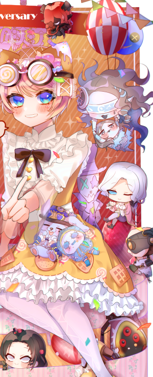 第五人格雜圖:求生者 機械師:特蕾西·列滋尼克(推理之徑奇珍時裝 糖果少女)中心向圖片
素材來源於網絡.侵刪