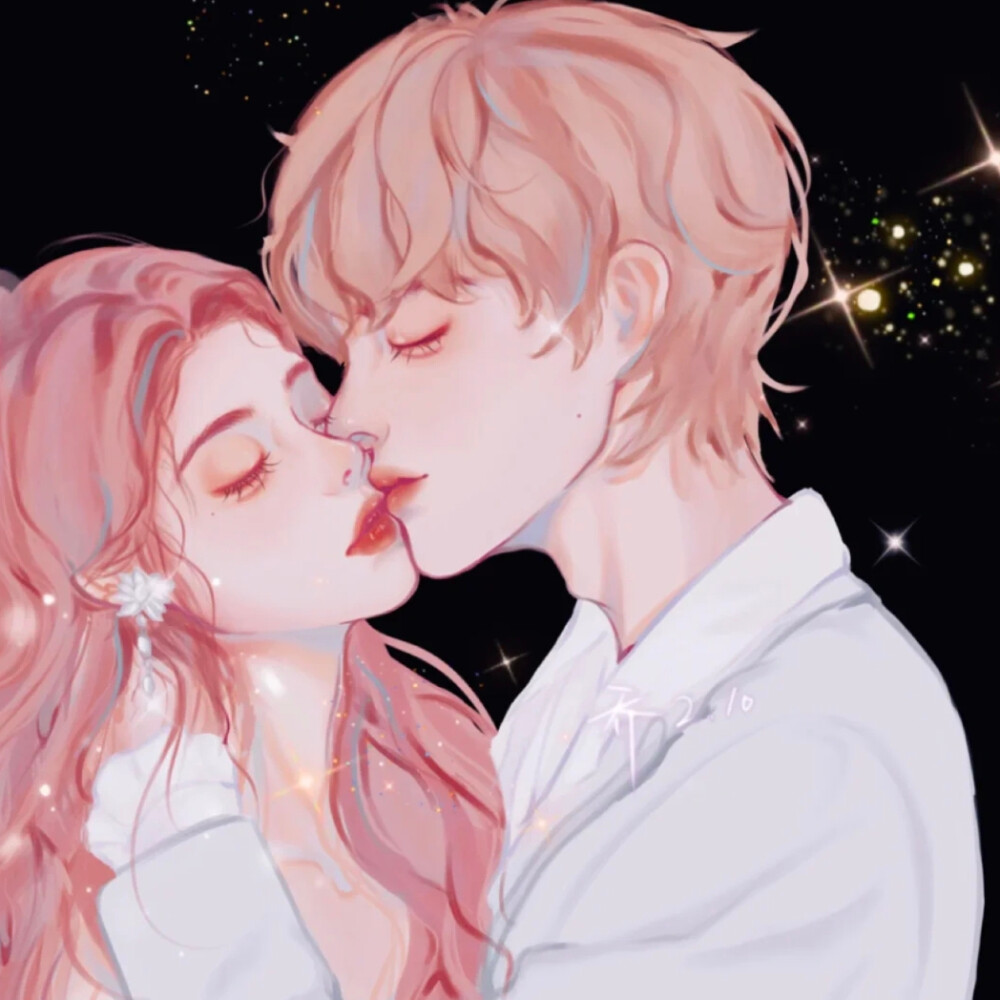 情侣插画

