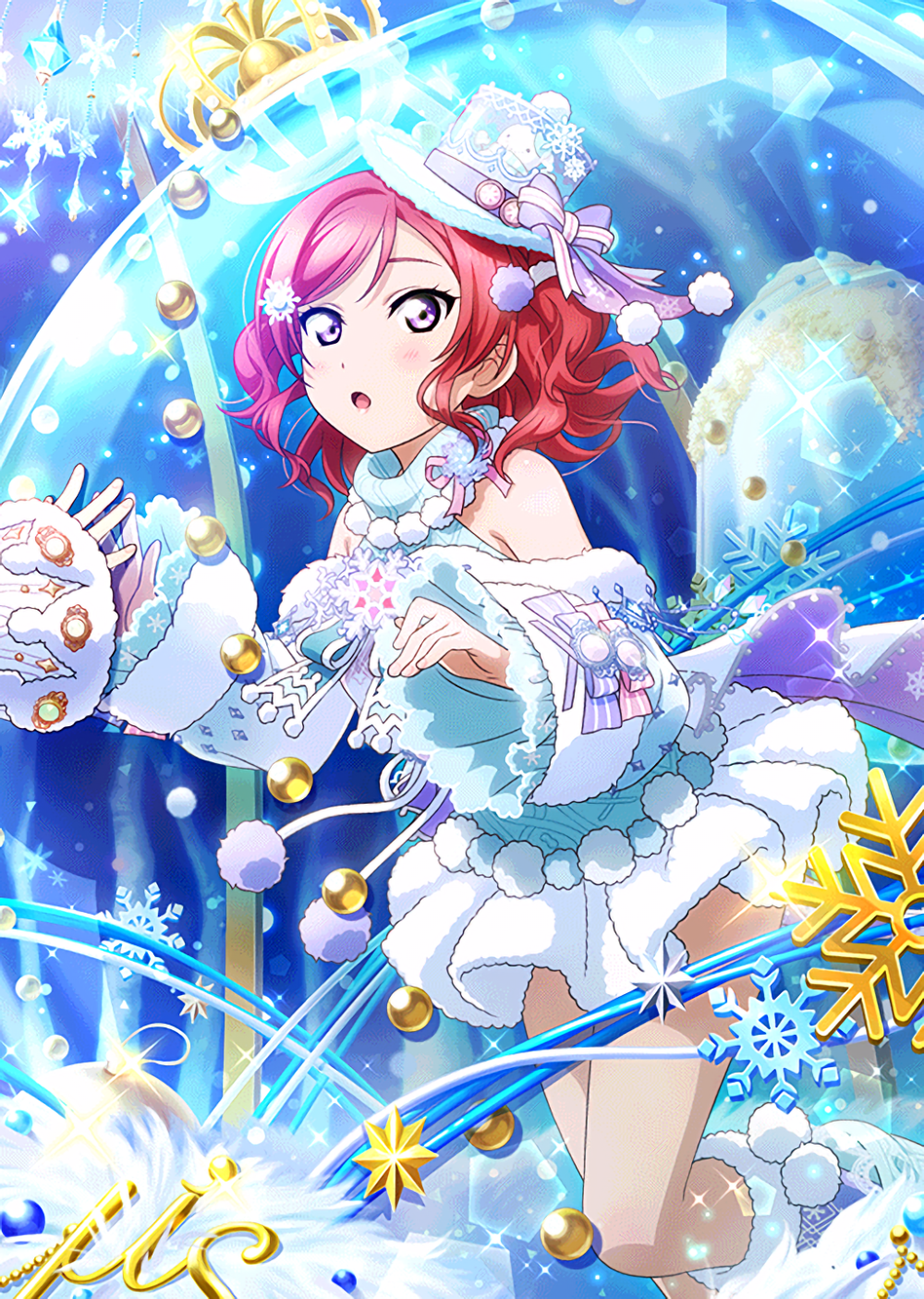 【MAKI】UR卡 Love live！冰雪篇 卡牌去框 西木野真姬 觉醒