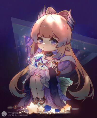 原神 心海 图片左下角是原作者 来源：lofter