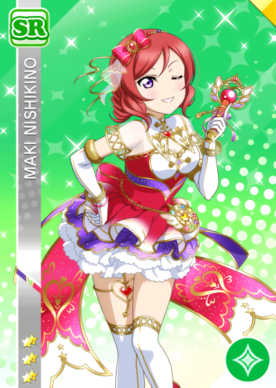 【MAKI】SR卡 Love live！魔法篇 西木野真姬 觉醒