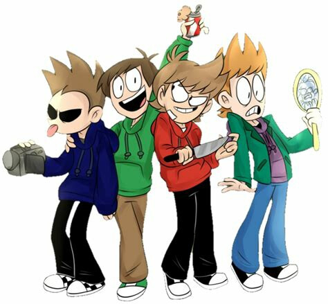 Eddsworld杂集:艾麦汤托(Edd,Matt,Tom,Tord)四人组合照
素材来源于网络.侵删