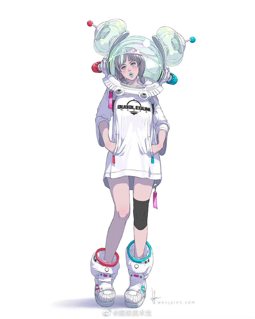 [cp]酷感有型的机甲少女,
人物插画、概念设计师
Wenjuinn Png
手绘角色设计临摹参考. ​​​[/cp]