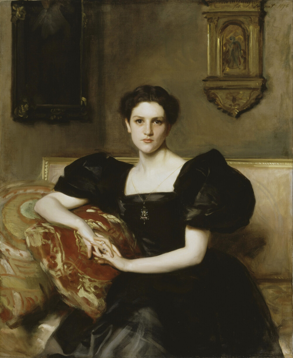 约翰·辛格·萨金特（John Singer Sargent，1856—1925），美国19世纪末20世纪初著名的肖像画家，生于意大利佛罗伦萨。多为欧美上层人士作肖像画