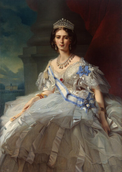 弗朗兹·克萨韦尔.温德尔哈尔特(Franz Xaver
Winterhalter, 1805年4月20日-1873年7月8 日），德国画家。曾为众多19世纪中期的欧洲皇室成员绘像，因而知名，他的名字已经和肖像画联系在一起。他最出名的作品分别是185…