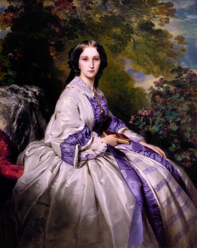 弗朗兹·克萨韦尔.温德尔哈尔特(Franz Xaver
Winterhalter, 1805年4月20日-1873年7月8 日），德国画家。曾为众多19世纪中期的欧洲皇室成员绘像，因而知名，他的名字已经和肖像画联系在一起。他最出名的作品分别是185…