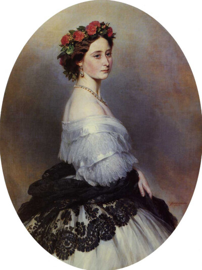 弗朗兹·克萨韦尔.温德尔哈尔特(Franz Xaver
Winterhalter, 1805年4月20日-1873年7月8 日），德国画家。曾为众多19世纪中期的欧洲皇室成员绘像，因而知名，他的名字已经和肖像画联系在一起。他最出名的作品分别是185…