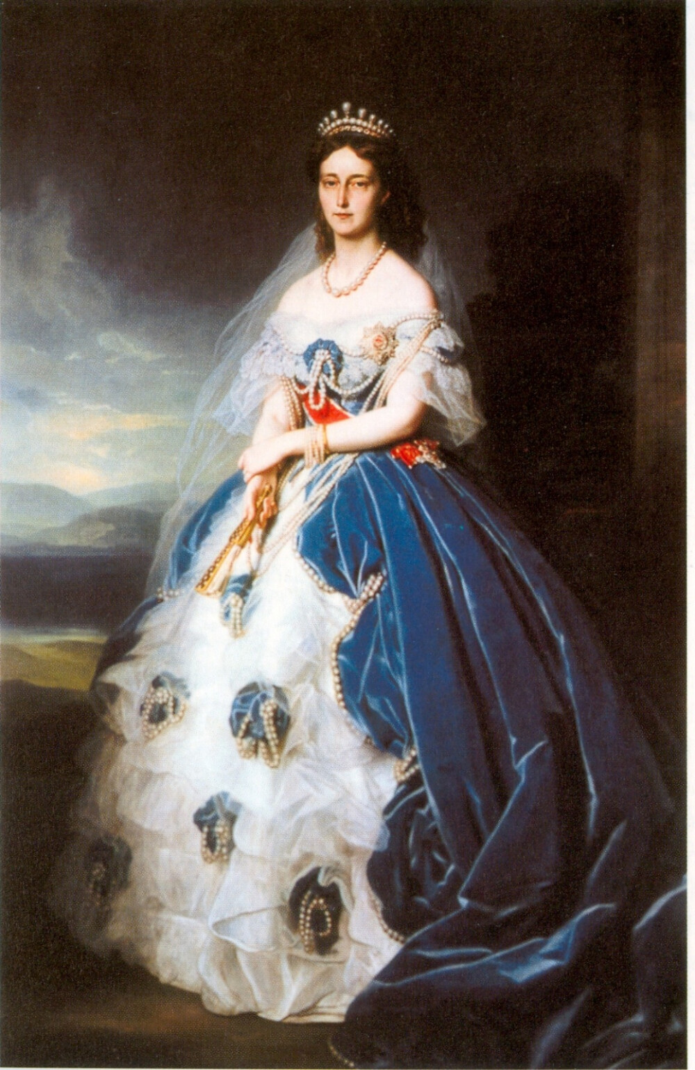 弗朗兹·克萨韦尔.温德尔哈尔特(Franz Xaver
Winterhalter, 1805年4月20日-1873年7月8 日），德国画家。曾为众多19世纪中期的欧洲皇室成员绘像，因而知名，他的名字已经和肖像画联系在一起。他最出名的作品分别是1855年的被侍女围绕的欧仁妮皇后(Empress Eugenie Surrounded by her Ladies in Waiting)和1865年的奥地利伊丽莎白像。