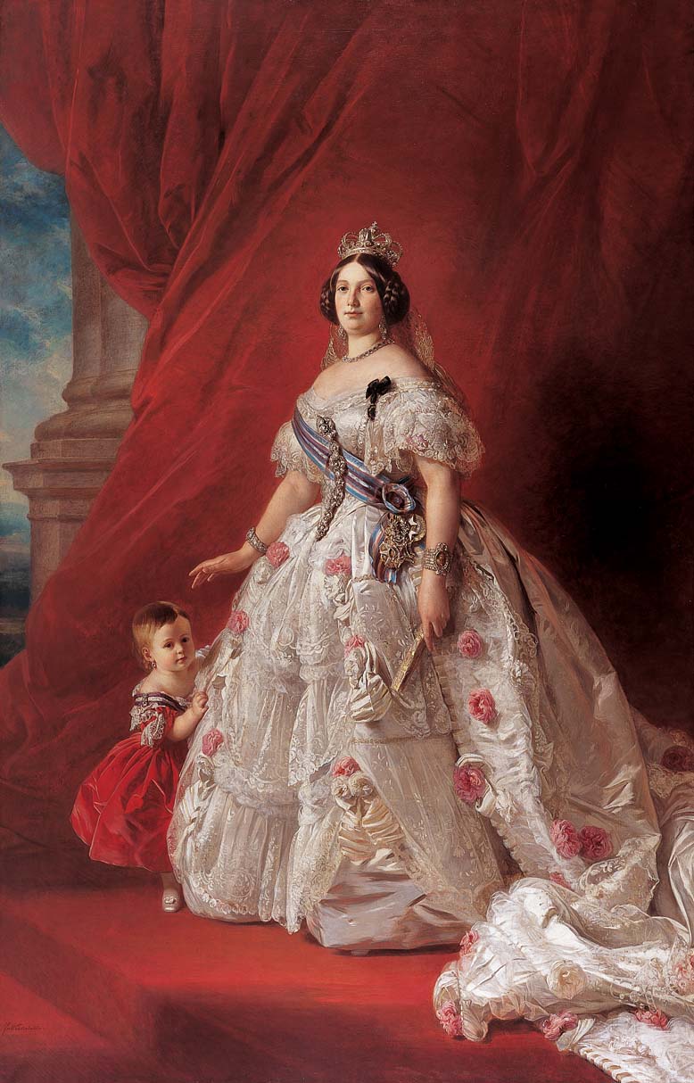 弗朗兹·克萨韦尔.温德尔哈尔特(Franz Xaver
Winterhalter, 1805年4月20日-1873年7月8 日），德国画家。曾为众多19世纪中期的欧洲皇室成员绘像，因而知名，他的名字已经和肖像画联系在一起。他最出名的作品分别是1855年的被侍女围绕的欧仁妮皇后(Empress Eugenie Surrounded by her Ladies in Waiting)和1865年的奥地利伊丽莎白像。