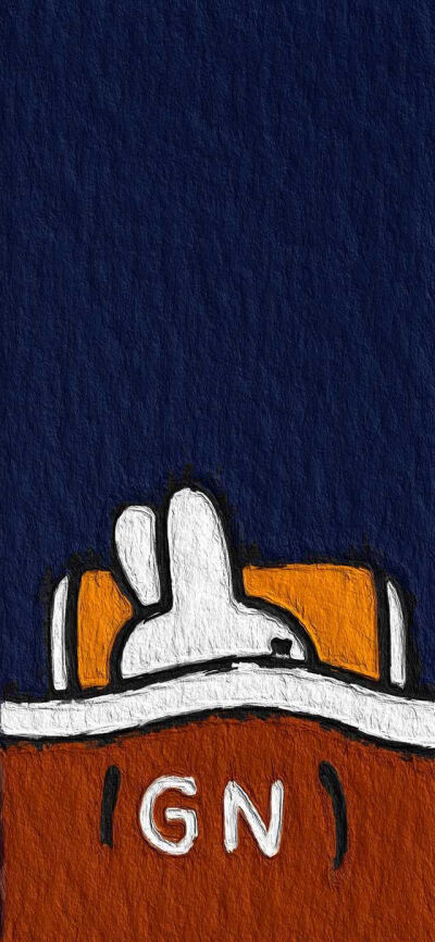 一组超可爱的油画壁纸,元气满满哦！！