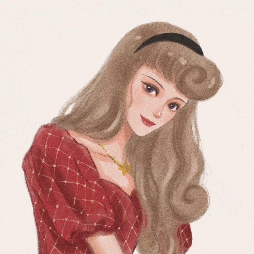 迪士尼系列——圣诞篇 女生头像|优质女头|procreate 画师:【陈四节