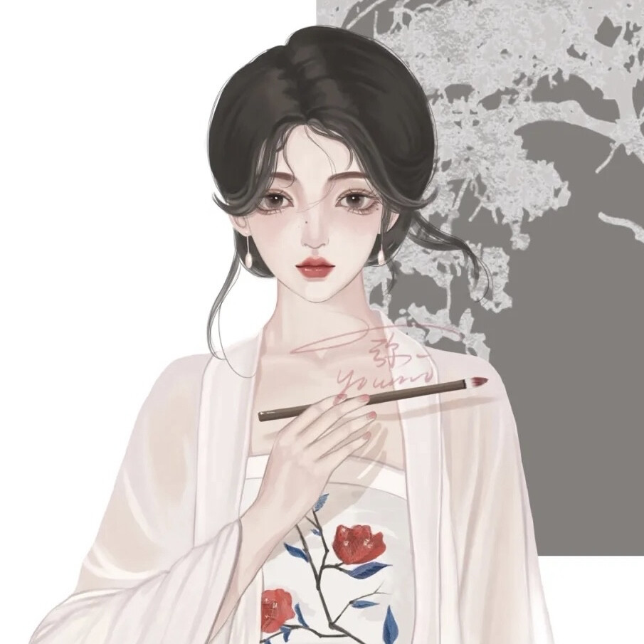 “接受落叶和降温的风”
女生头像｜优质女头｜手绘头像
画师: xhs【又弥】