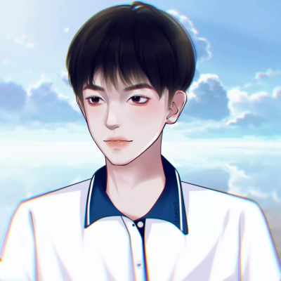 动漫情头一左一右温柔 画师：独喵