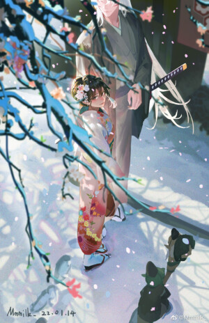杀生丸  画师：@Mmmilk_ 