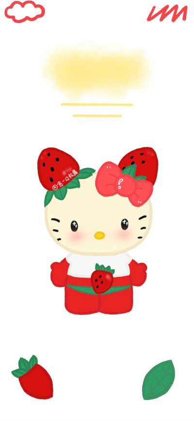 Hellokitty壁纸 By:含一口松露