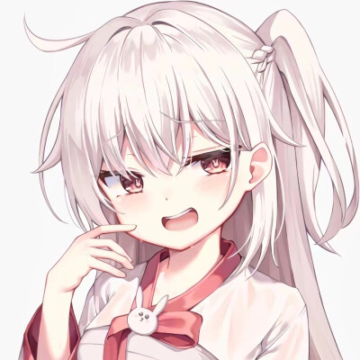 可爱女头 动漫女头 粉色 兔兔