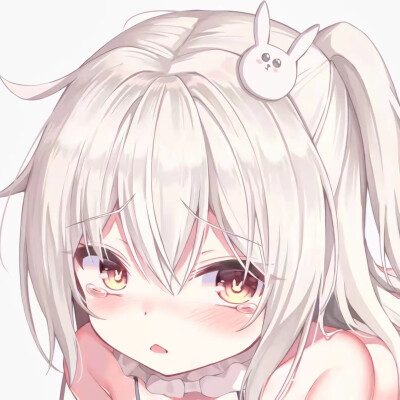 可爱女头 动漫女头 粉色 兔兔