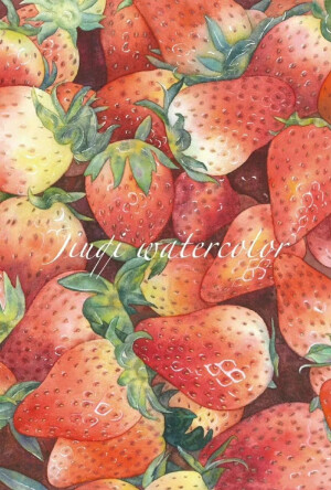 水果绘，微博：@玖七水彩 ​​​