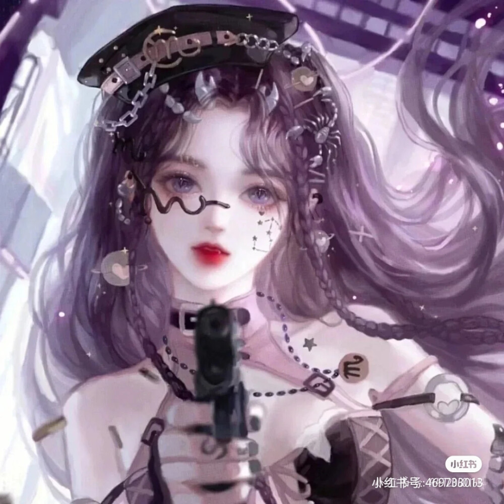 动漫 卡通 漫画 手绘 女生 女头 头像 古风