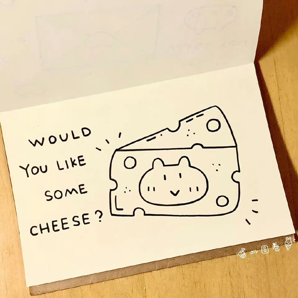 适合画在贺卡上的ins简笔画