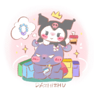 三丽鸥萌星涂鸦头像
