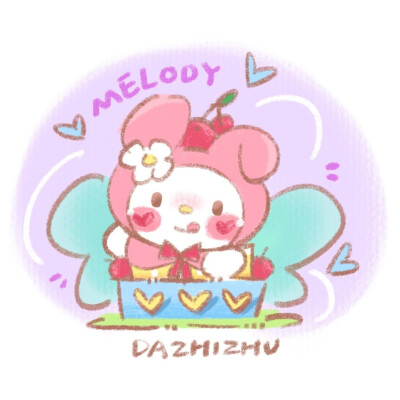 三丽鸥萌星涂鸦头像
