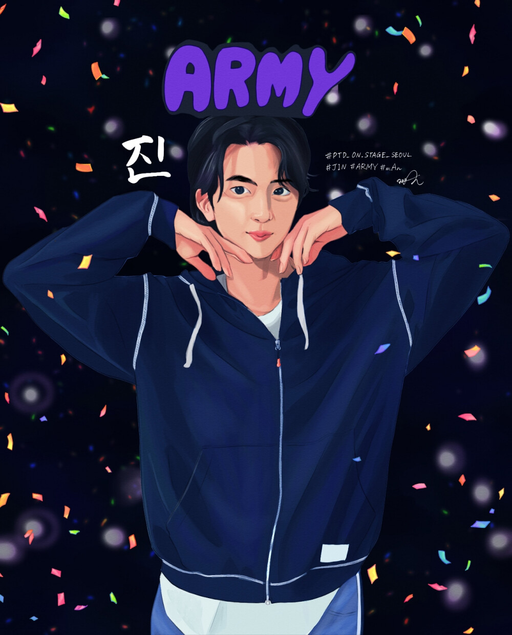 金硕珍手绘,搜图不易,留图请点赞,专辑内所有图片均有才阿米所绘,我