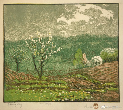 画师：Gustave Baumann 