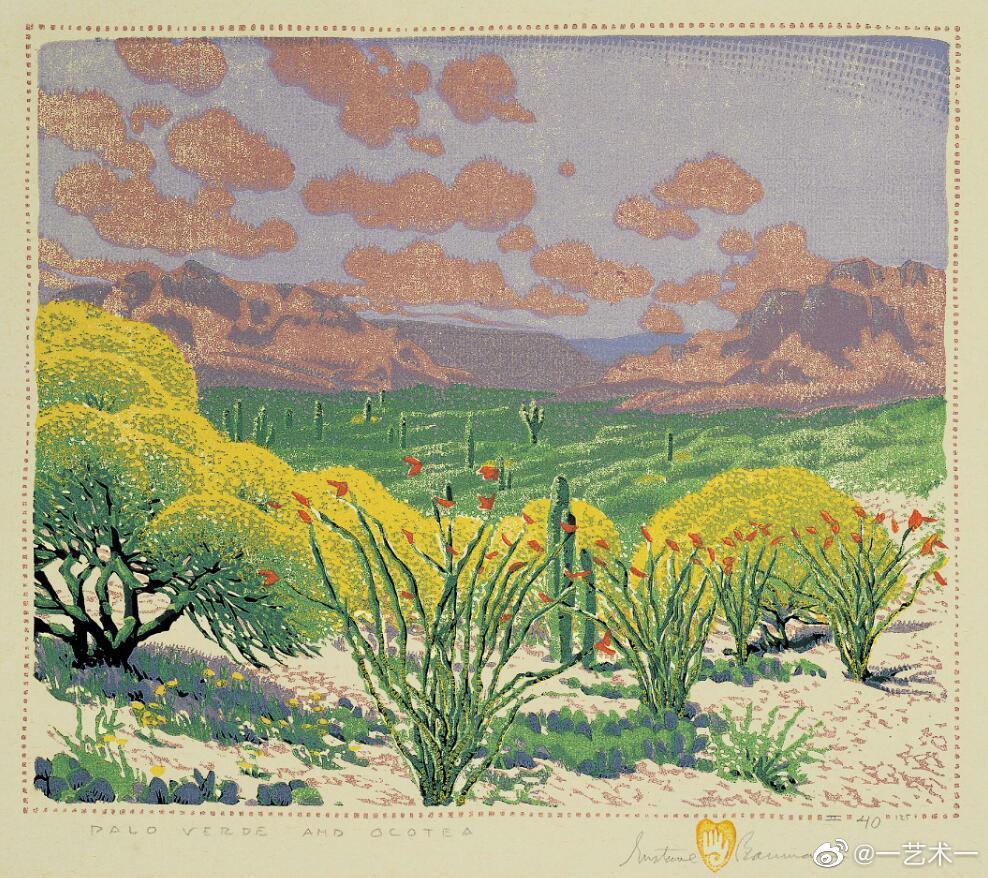 画师：Gustave Baumann 