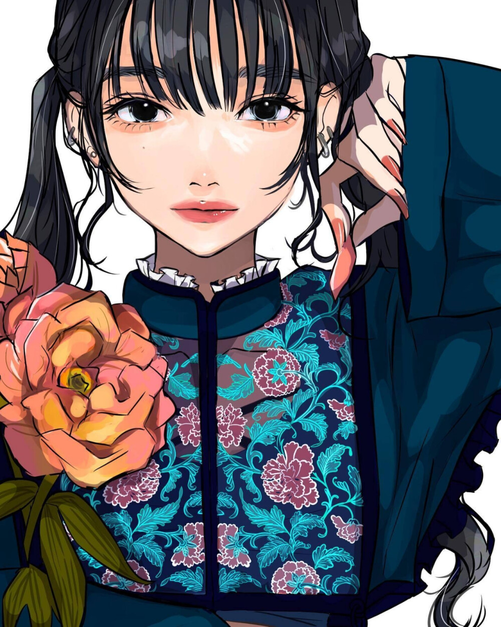 漂亮女孩～
插画师INS：chan_chikame 的作品 ​​​