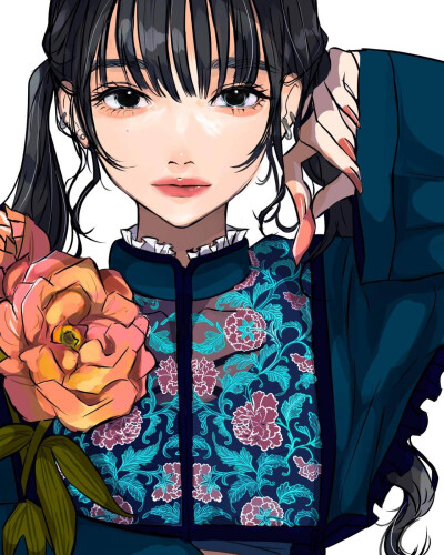 漂亮女孩～
插画师INS：chan_chikame 的作品 ​​​