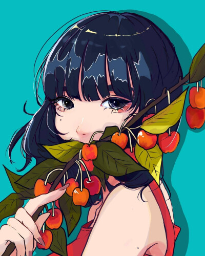 漂亮女孩～
插画师INS：chan_chikame 的作品 ​​​