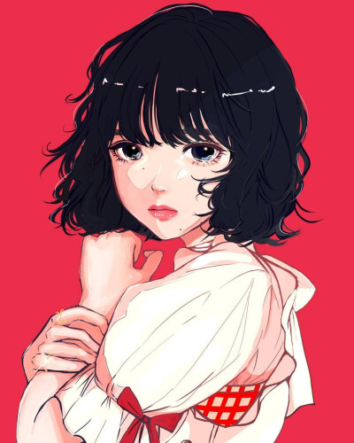 漂亮女孩～
插画师INS：chan_chikame 的作品 ​​​