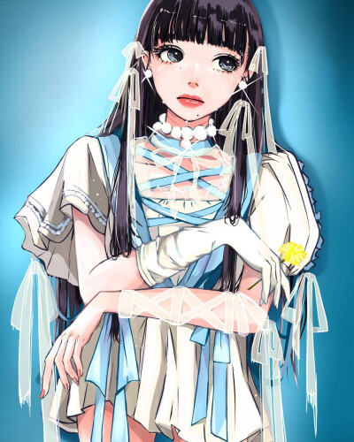 漂亮女孩～
插画师INS：chan_chikame 的作品 ​​​