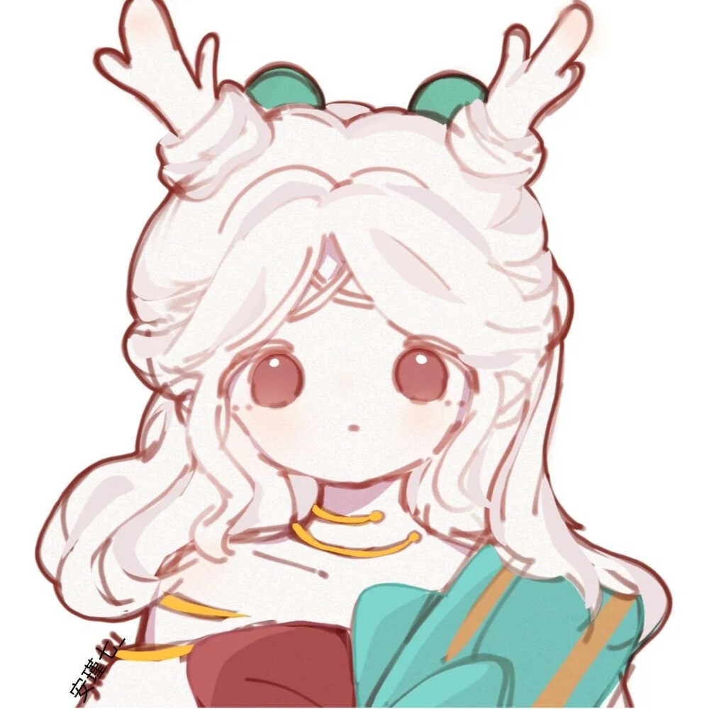 "吃饭 睡觉 保持可爱" 女生头像|优质女头|动漫头像 画师:【jin七七】